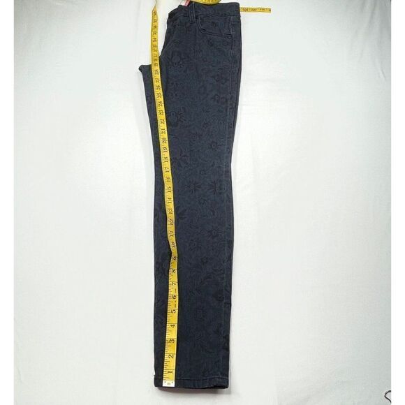 CABI Floral Lace Print Skinny Jean Navy Blue - Picture 9 of 9